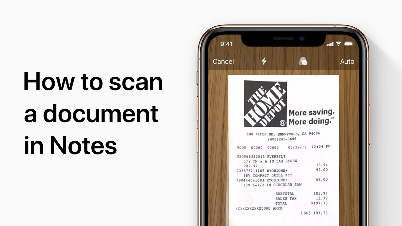 How to Scan a Doc with iPhone