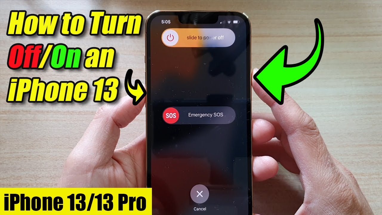 How to Turn Off iPhone 13